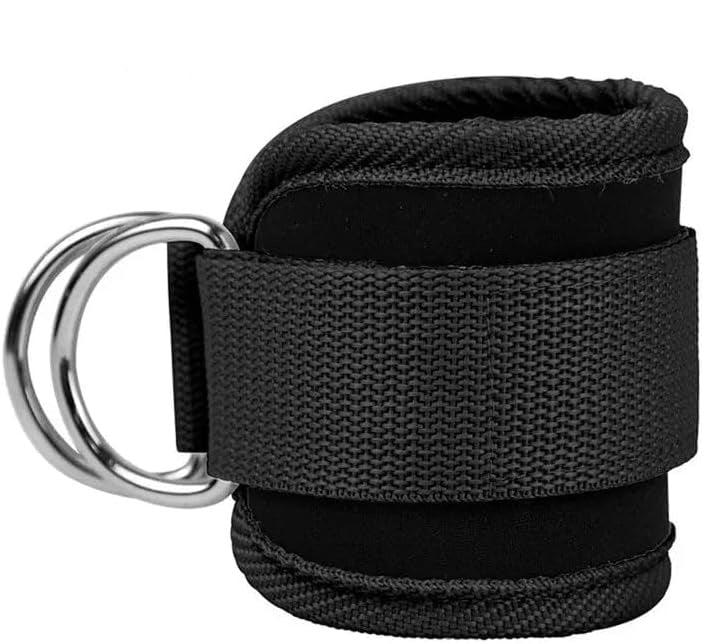 Ankle Straps for Cable Machines, Padded Double D-Ring Ankle Cuffs for Leg Workouts, Glute Kickbacks, Cable Kickbacks & Leg Extensions, Gym Fitness Accessories