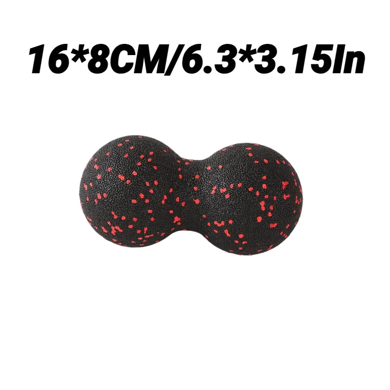 Peanut Massage Ball, High-Density Foam Roller for Muscle Relaxation, Myofascial Release, Back, Neck & Cervical Pain Relief, Yoga & Fitness Recovery Tool