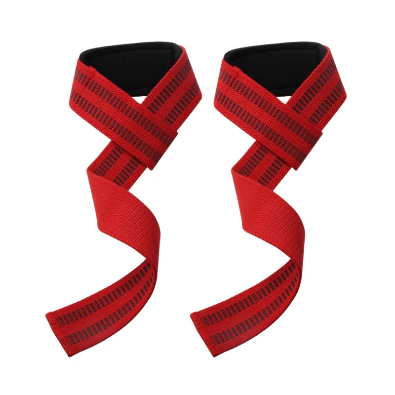 2PCS Weight Lifting Straps with Silicone Grip, Non-Slip Deadlift Straps for Pull-Ups, Dumbbells, Powerlifting & Gym Workouts, Wear-Resistant Wrist Support