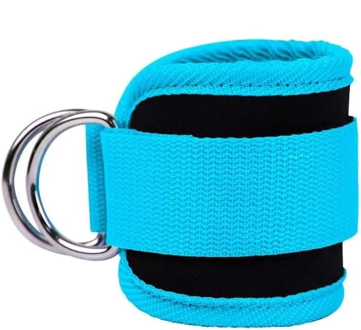 Ankle Straps for Cable Machines, Padded Double D-Ring Ankle Cuffs for Leg Workouts, Glute Kickbacks, Cable Kickbacks & Leg Extensions, Gym Fitness Accessories
