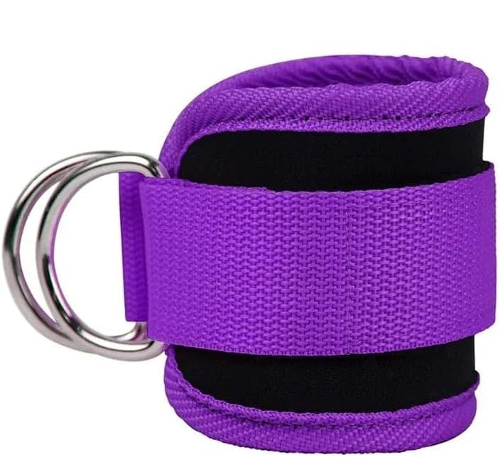 Ankle Straps for Cable Machines, Padded Double D-Ring Ankle Cuffs for Leg Workouts, Glute Kickbacks, Cable Kickbacks & Leg Extensions, Gym Fitness Accessories