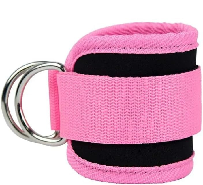 Ankle Straps for Cable Machines, Padded Double D-Ring Ankle Cuffs for Leg Workouts, Glute Kickbacks, Cable Kickbacks & Leg Extensions, Gym Fitness Accessories