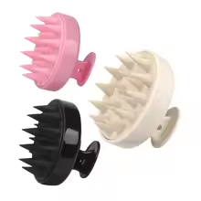 Premium Silicone Scalp Massager for Hair Growth – Shampoo Brush for Shower, Dandruff & Dry Scalp Relief – Soft Silicone Hair Scrubber