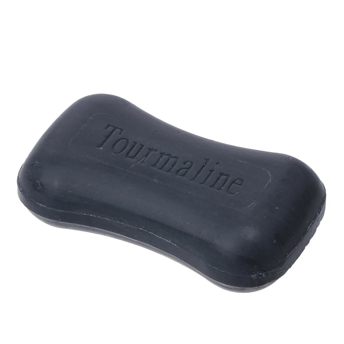 Tourmaline Soap Bar – Natural Bamboo Charcoal Handmade Face & Body Soap, 3.53oz/100g, Anti-Acne & Blackhead Cleanser
