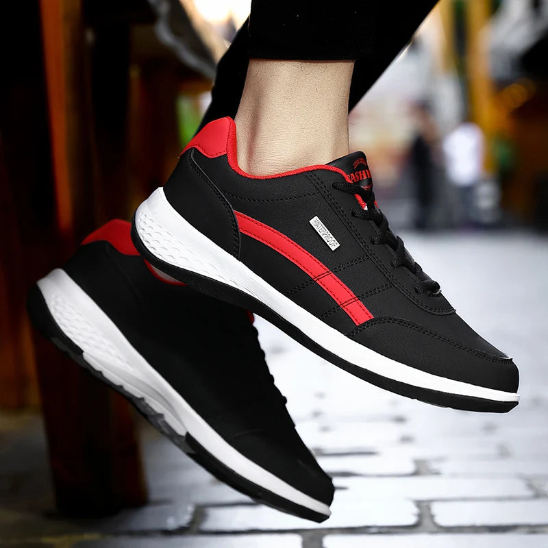 MAEDEF 2024 Men's Flat Shoes Men Sports Shoes Casual Shoes Men's Fashion Outdoor Sneakers Male Lace-Up Mens Running Walking Shoe