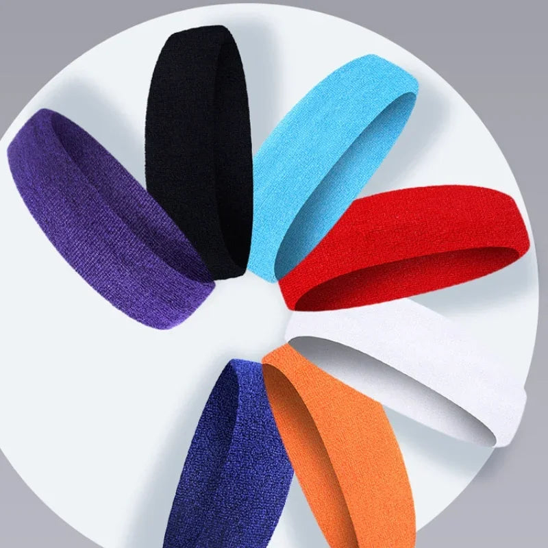 3pcs Sweatproof Sports Headbands for Men and Women - Moisture-wicking Sweatband for Tennis, Basketball, Running, Gym, Workout
