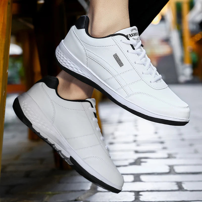 MAEDEF 2024 Men's Flat Shoes Men Sports Shoes Casual Shoes Men's Fashion Outdoor Sneakers Male Lace-Up Mens Running Walking Shoe