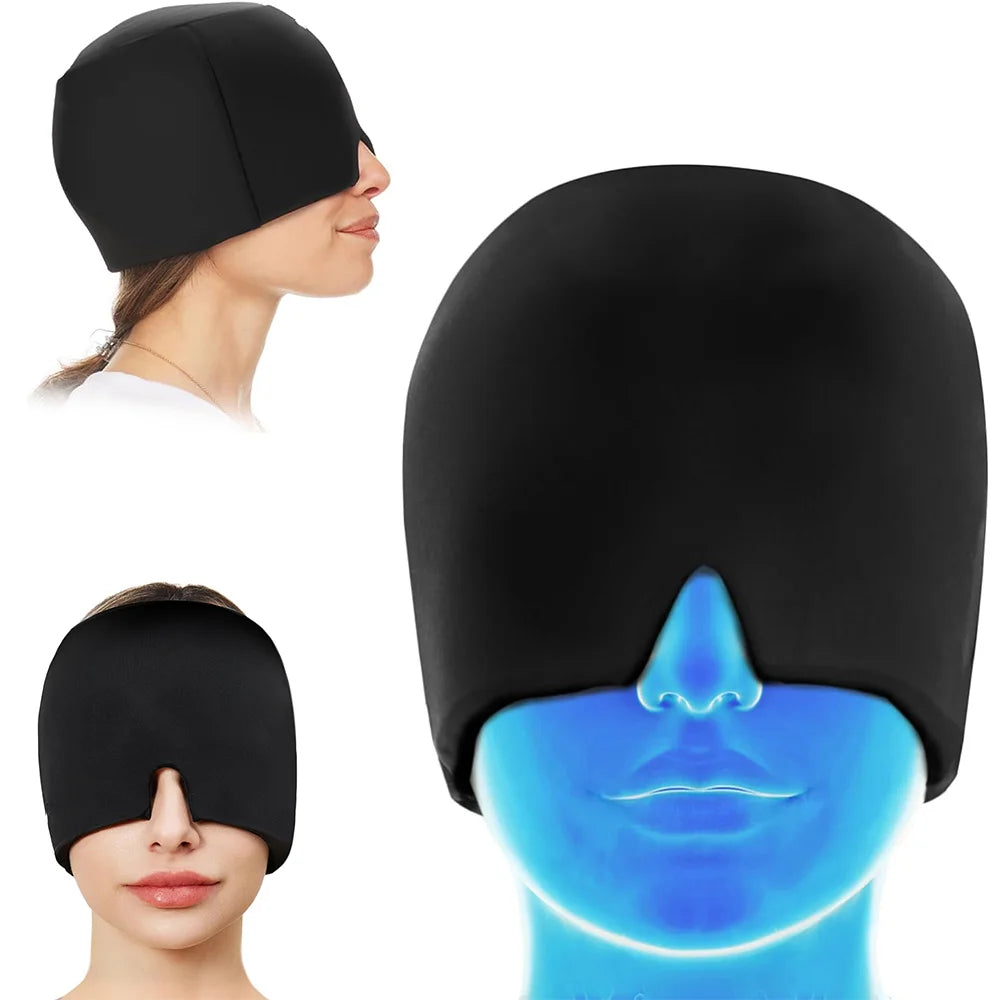Sleep Mask Comfortable Hot Cold Therapy Ice Cap Sleeping Eye Mask Eyeshade Cover Shade Eyes Relax Enlarged Eye Patch Women Men
