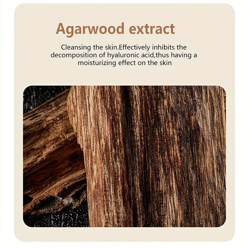 Men’s Agarwood Handmade Soap Bar – 3.53oz / 100g Natural Essential Oil Cleanser, Brightening, Anti-Aging & Moisturizing