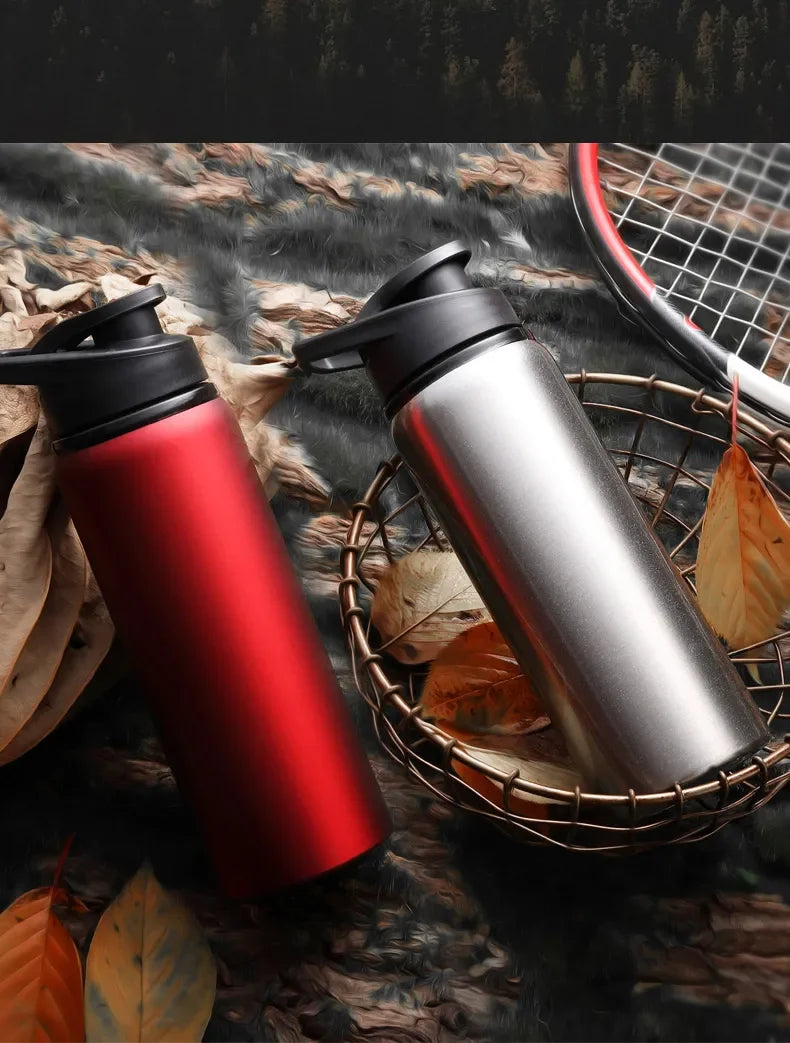 Aluminum Portable Water Bottle Leakproof Reusable Outdoor Sports Cup for Cycling Hiking Gym Halloween Gift Christmas Gift Travel