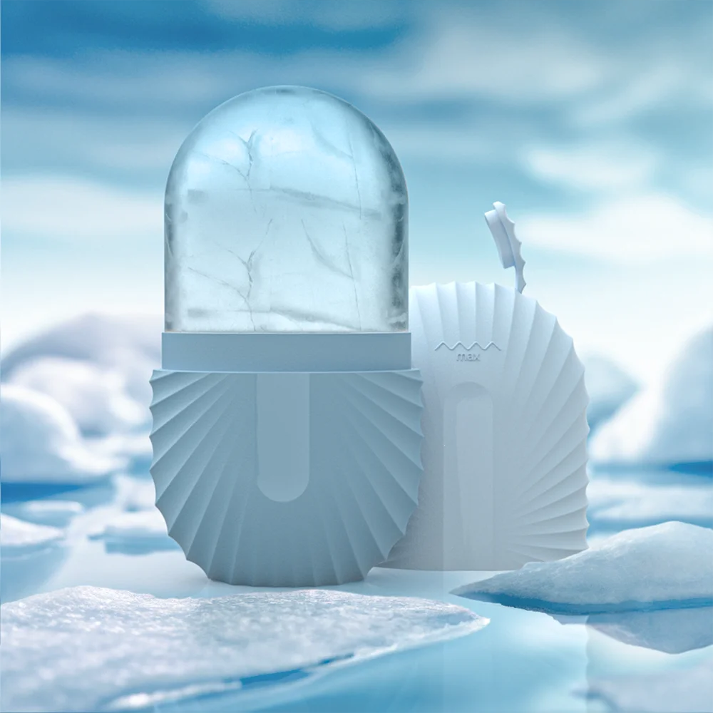 Ice Face Roller Ice Cube Beauty Massage Silicone Ice Mold For Eye Puffiness Ice Facial Roller Shrink Pores Multifunctional mold