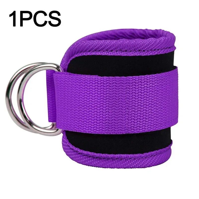 Ankle Straps for Cable Machines, Padded Double D-Ring Ankle Cuffs for Leg Workouts, Glute Kickbacks, Cable Kickbacks & Leg Extensions, Gym Fitness Accessories