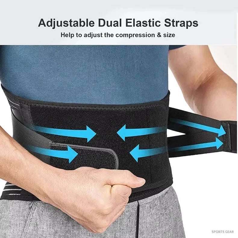 Back Brace for Lower Back Pain Relief, Lumbar Support Belt for Men & Women, Breathable Waist Brace for Heavy Lifting, Sciatica & Herniated Disc Support