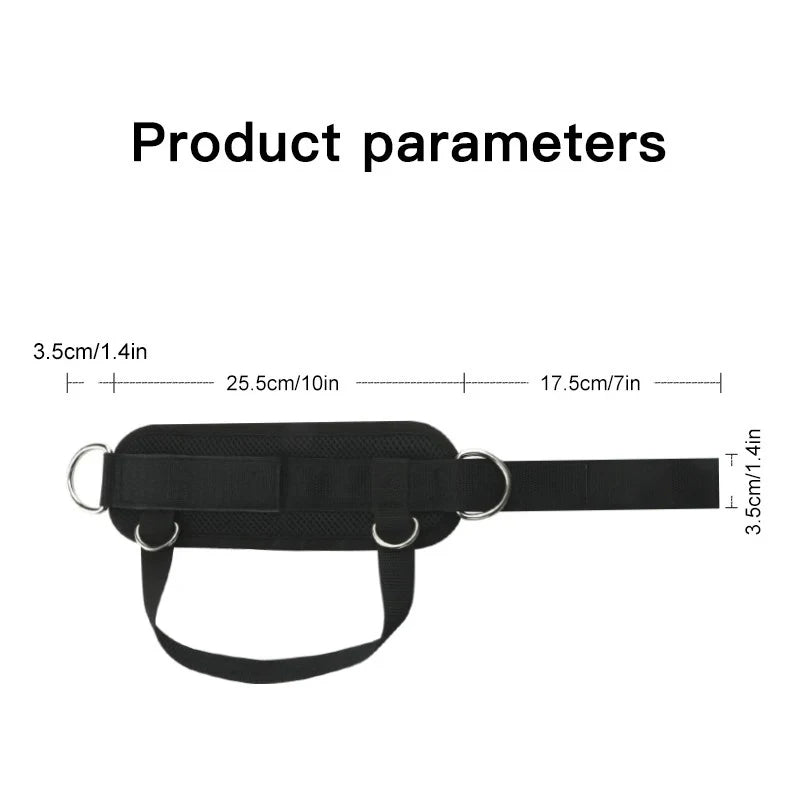 Ankle Straps for Cable Machines, Padded Double D-Ring Ankle Cuffs for Leg Workouts, Glute Kickbacks, Cable Kickbacks & Leg Extensions, Gym Fitness Accessories