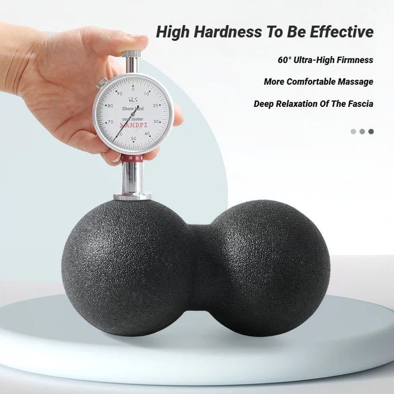 Peanut Massage Ball, High-Density Foam Roller for Muscle Relaxation, Myofascial Release, Back, Neck & Cervical Pain Relief, Yoga & Fitness Recovery Tool