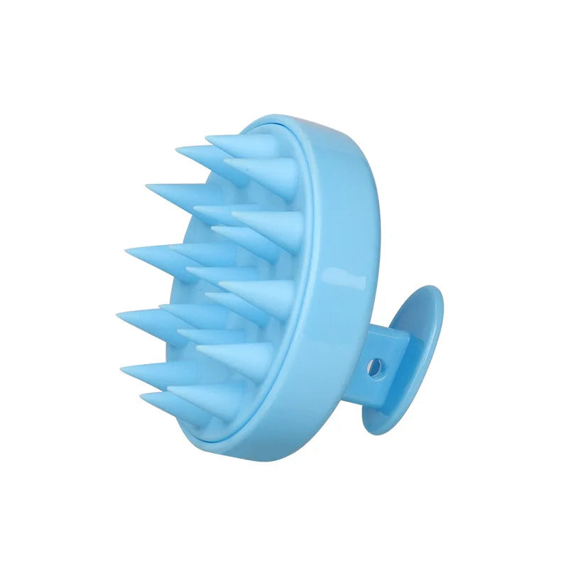 Premium Silicone Scalp Massager for Hair Growth – Shampoo Brush for Shower, Dandruff & Dry Scalp Relief – Soft Silicone Hair Scrubber