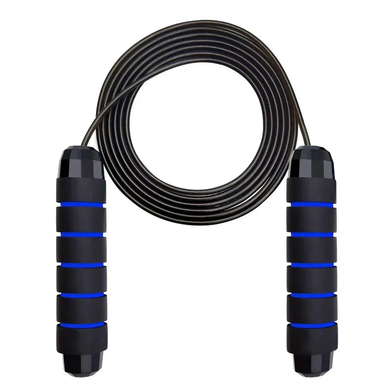Adjustable Speed Jump Rope with Ball Bearings, Tangle-Free Wire Rope with Foam Handles for Fitness, Boxing, Cardio, Home Workouts & Weight Loss