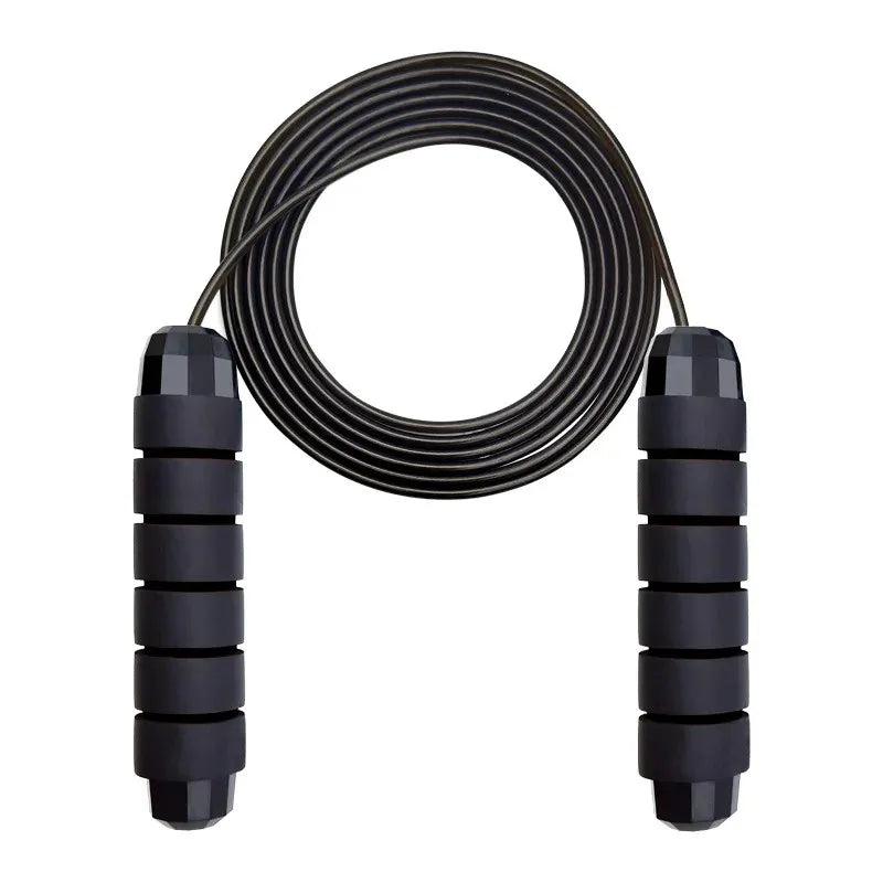 Adjustable Speed Jump Rope with Ball Bearings, Tangle-Free Wire Rope with Foam Handles for Fitness, Boxing, Cardio, Home Workouts & Weight Loss