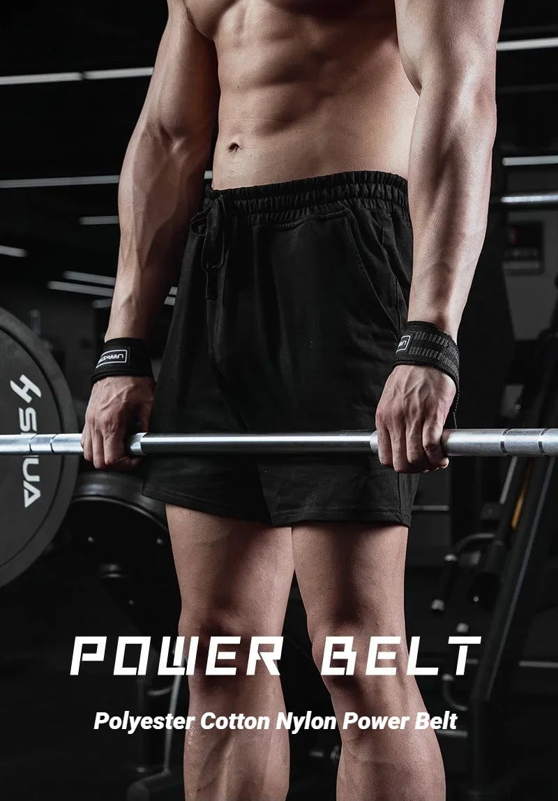 2PCS Weight Lifting Straps with Silicone Grip, Non-Slip Deadlift Straps for Pull-Ups, Dumbbells, Powerlifting & Gym Workouts, Wear-Resistant Wrist Support