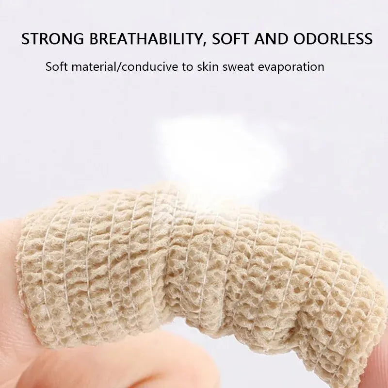 Self-Adherent Cohesive Bandage Wrap, Elastic Athletic Tape for Sports, Medical, and First Aid, Non-Woven Self-Adhesive Stretch Bandage Roll – Skin Color