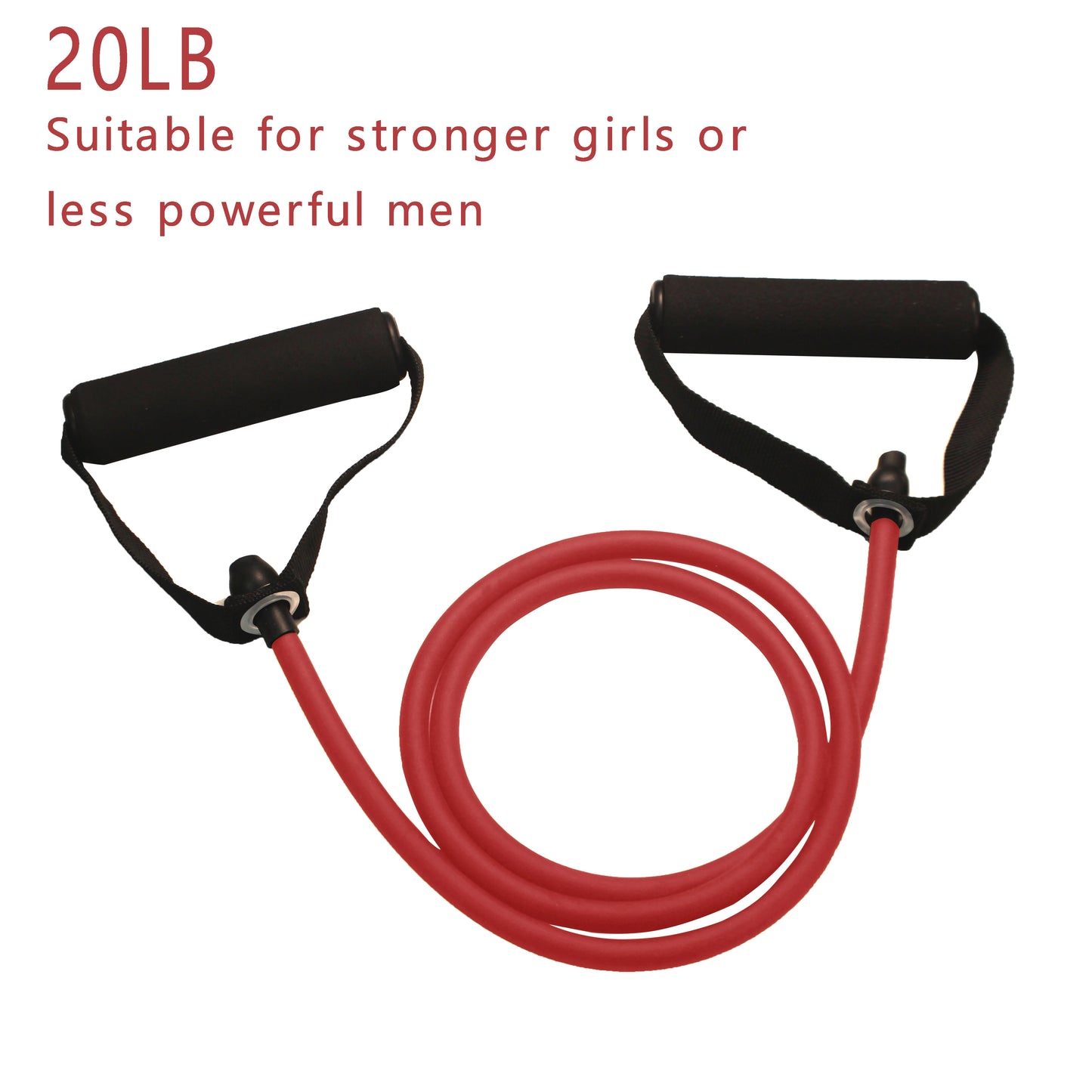 Resistance Bands with Handles for Men & Women, Exercise Bands for Home Workouts & Strength Training, Portable Workout Bands for Full-Body Fitness & Home Gym