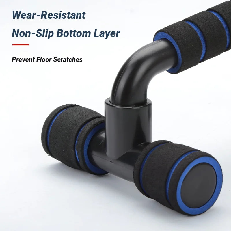 2PCS Push-Up Bars, Non-Slip H-Shaped Handles for Home Fitness & Gym, Push-Up Stands for Arm, Chest, Shoulder & Muscle Training