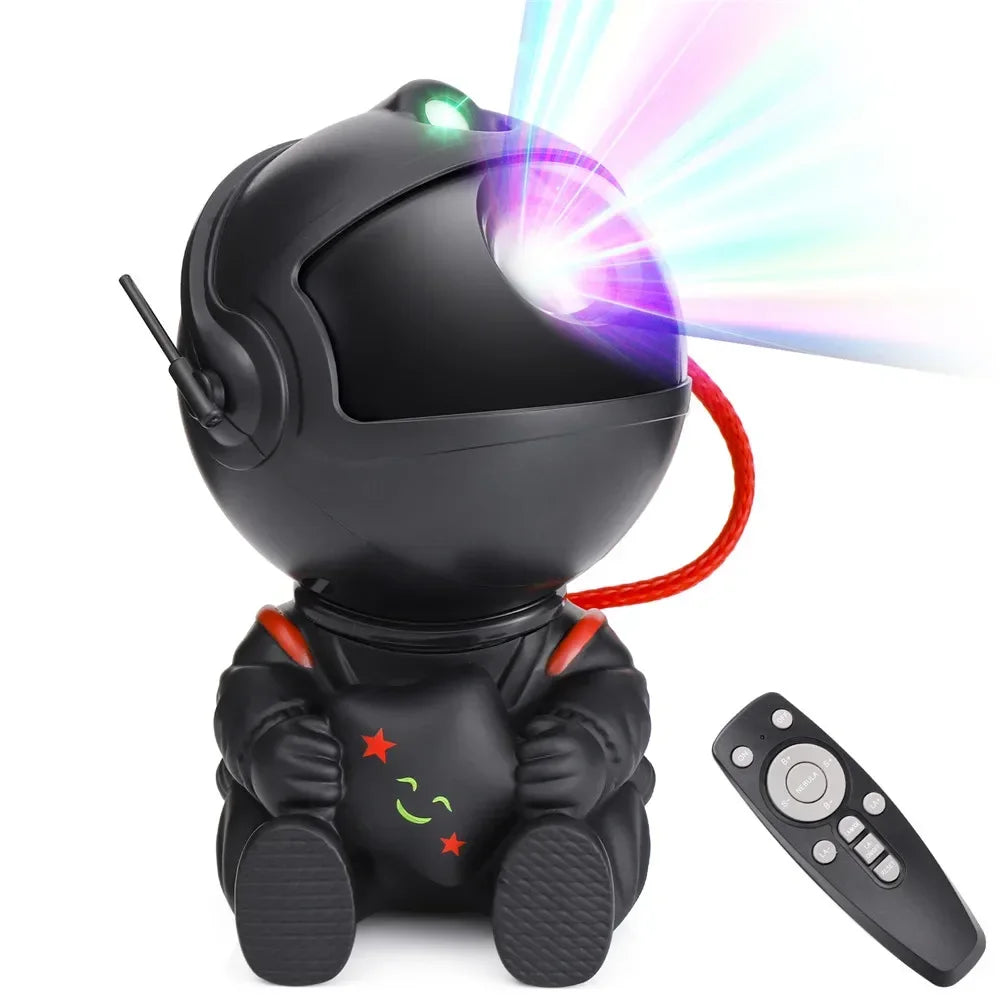 Astronaut Star Projector Galaxy Night Light - 360° Adjustable Nebula Ceiling Projector with Remote & 45/90 Min Timer, LED USB 5V Bedroom Decor for Kids & Adults, Gift