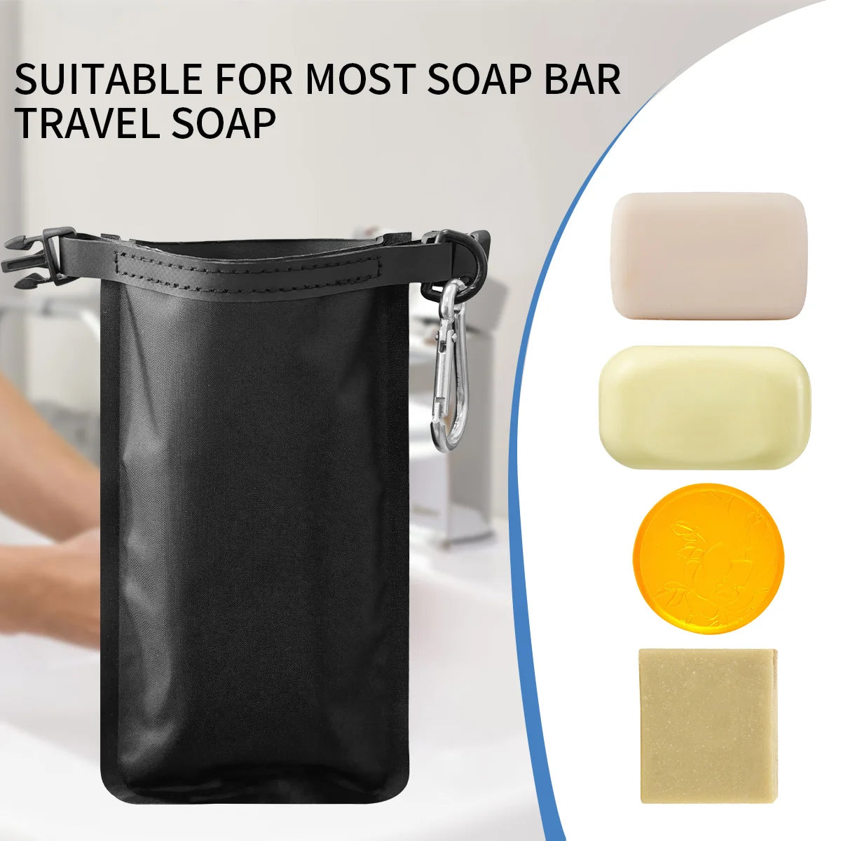 Soap Bar Case - Waterproof & Leakproof Bar Soap Travel Case, Quick Dry Soap Pouch for Outdoor TravelStandard Soap Bars