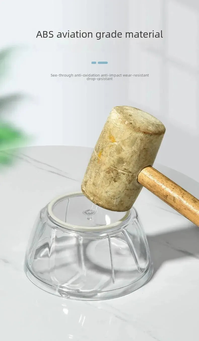 Manual Ginger Garlic Chopper & Press, Handheld Vegetable Cutter, Mini Meat Grinder, Multifunction Food Processor for Kitchen