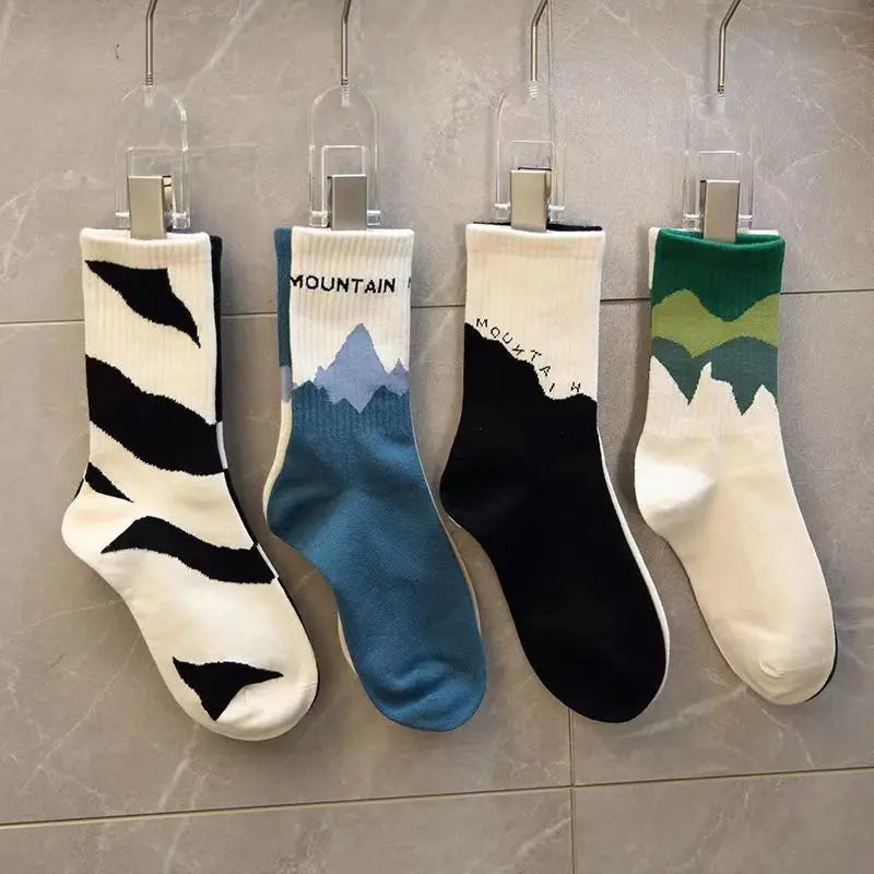 4 Pairs Of Soft Socks for Men & Women - Comfortable, Versatile, Athletic Fit for Running & Fitness