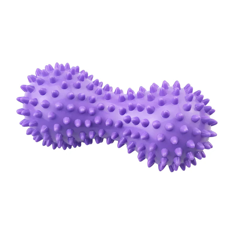 Peanut Spiky Massage Ball, Foot & Muscle Massager for Plantar Fasciitis, Trigger Point Therapy, Stress Relief, Myofascial Release & Deep Tissue Relaxation