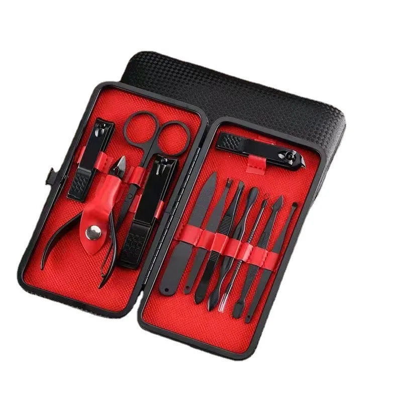Nail Clipper Set (German-Style) Stainless Steel Fingernail & Toenail Clippers, Precision Sharp, Ergonomic, Professional Manicure & Pedicure Tools for Women & Men