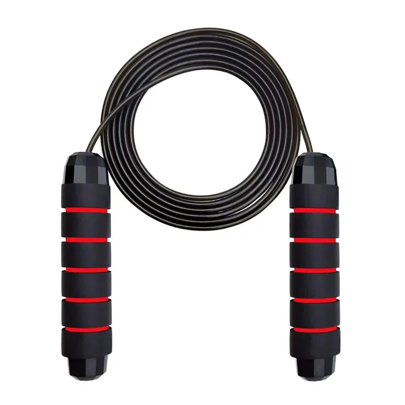 Adjustable Speed Jump Rope with Ball Bearings, Tangle-Free Wire Rope with Foam Handles for Fitness, Boxing, Cardio, Home Workouts & Weight Loss