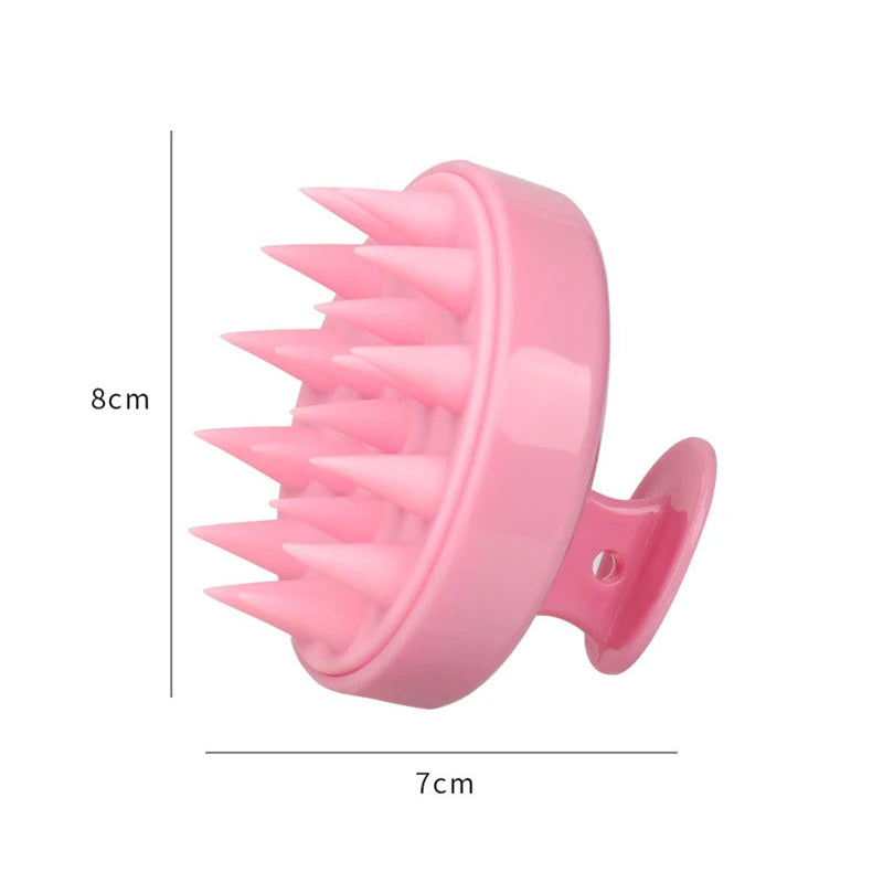 Premium Silicone Scalp Massager for Hair Growth – Shampoo Brush for Shower, Dandruff & Dry Scalp Relief – Soft Silicone Hair Scrubber