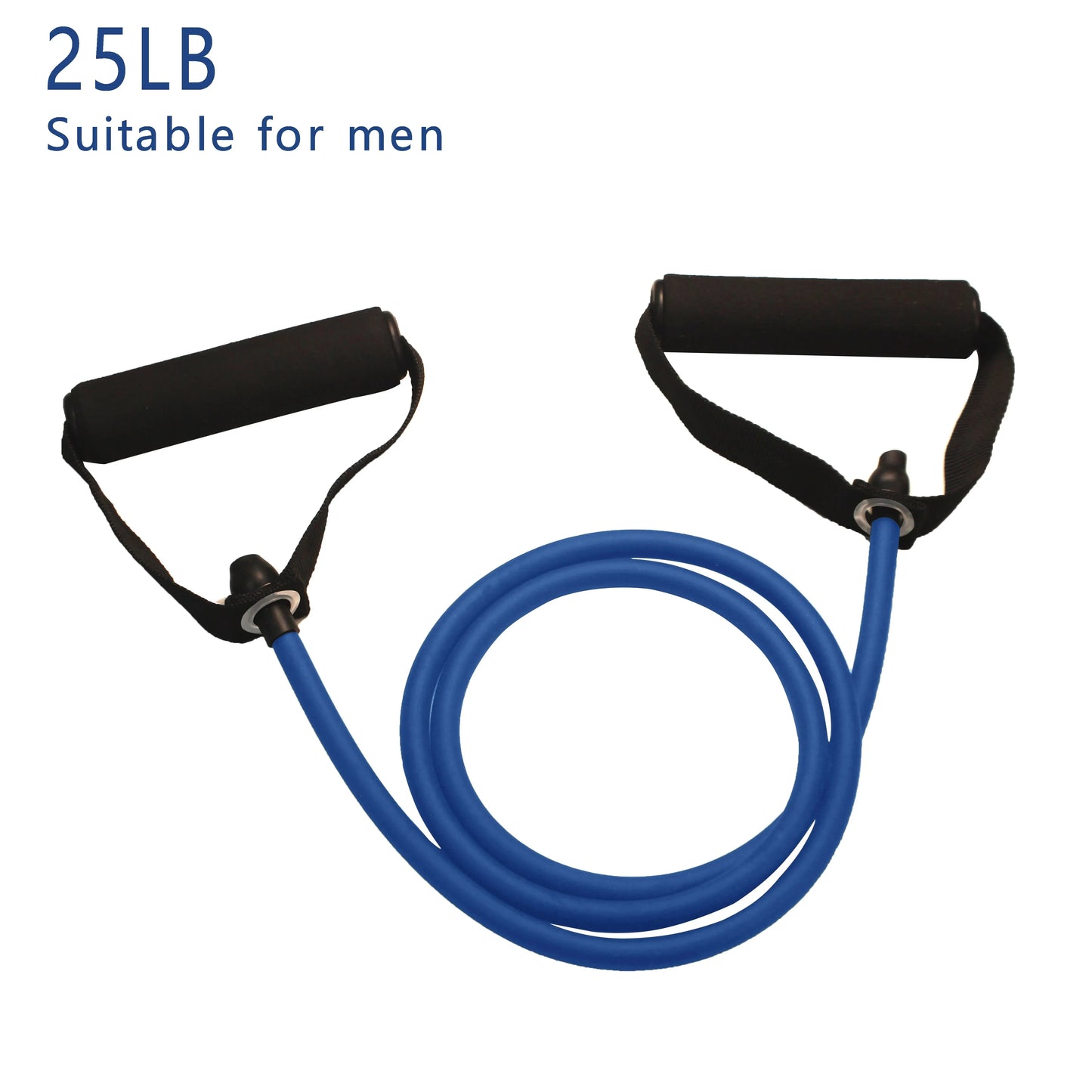 Resistance Bands with Handles for Men & Women, Exercise Bands for Home Workouts & Strength Training, Portable Workout Bands for Full-Body Fitness & Home Gym
