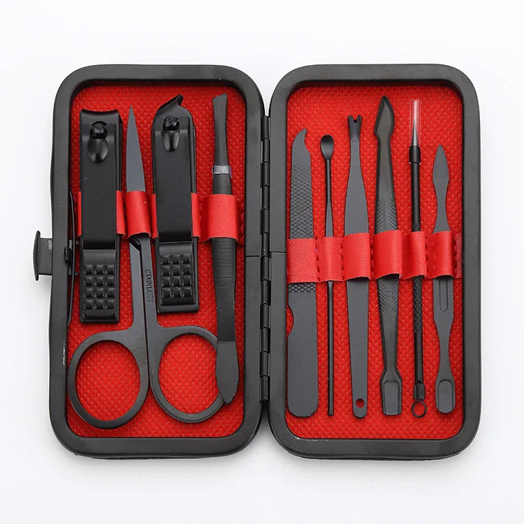 Nail Clipper Set (German-Style) Stainless Steel Fingernail & Toenail Clippers, Precision Sharp, Ergonomic, Professional Manicure & Pedicure Tools for Women & Men