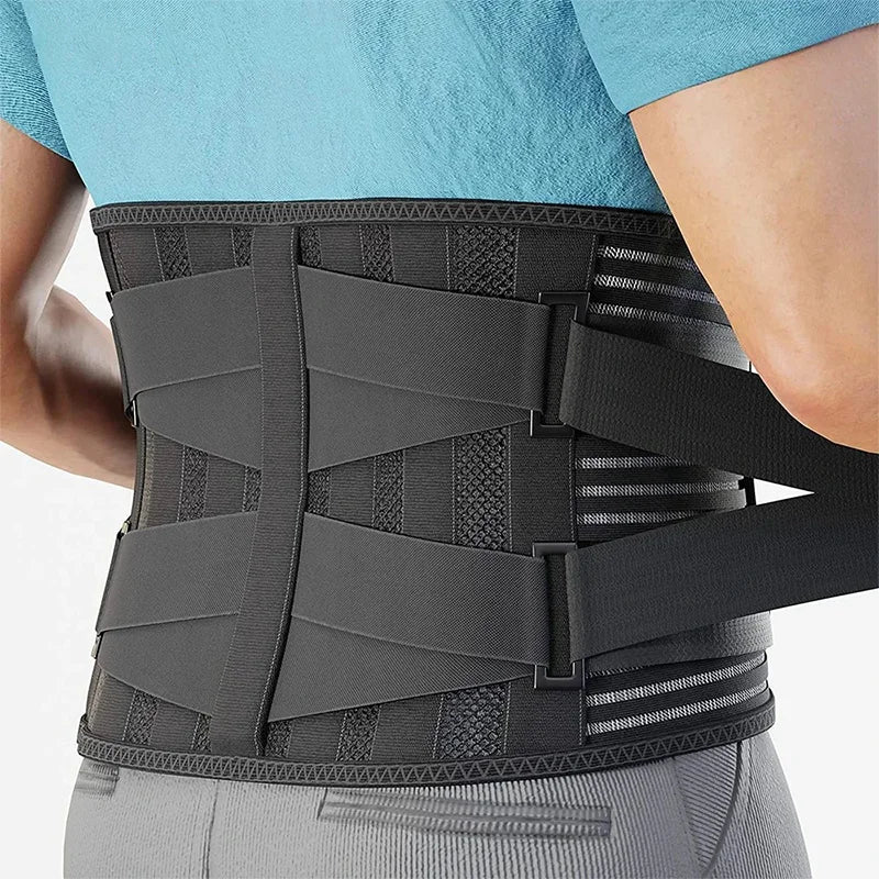 Back Brace for Lower Back Pain Relief, Lumbar Support Belt for Men & Women, Breathable Waist Brace for Heavy Lifting, Sciatica & Herniated Disc Support