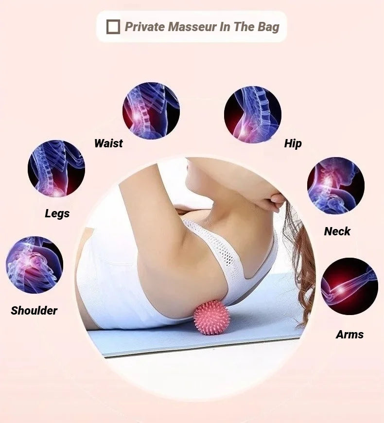 Sport Massage Ball Myofascial Release Massager Spiky Roller For Deep Tissue Trigger Point Muscle Recovery Pain Relief Durable