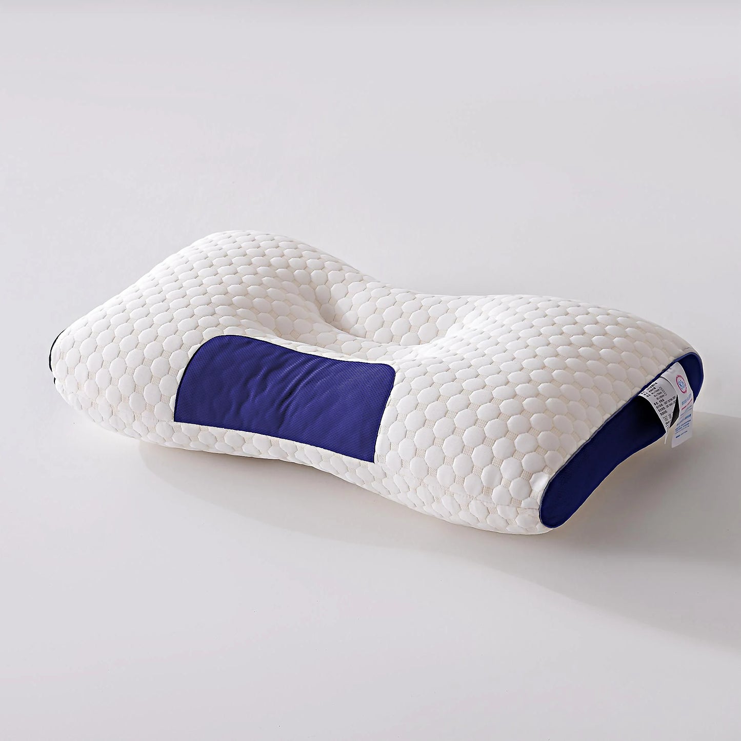 [Durable Build]Breathable Knitted Pillow with Neck Support for Sleep & Massage–Moisture-Absorbing, Machine Washable,SPA Pillow.