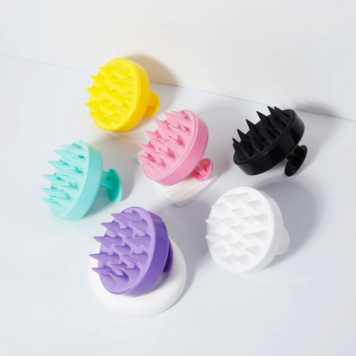 Silicone Scalp Massage Shampoo Brush – Soft Hair Washing Comb for Deep Scalp Cleansing, Dandruff Removal & Relaxing Head Massage – Wet & Dry Hair Brush for Men, Women & Kids