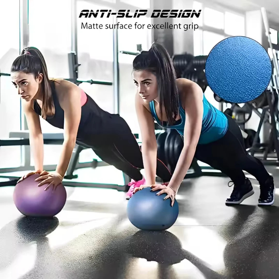 25cm Pilates Ball for Yoga & Fitness, Small Exercise Ball for Core Training, Balance, Physical Therapy, Stability & Home Workouts