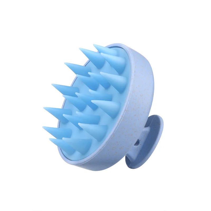 Premium Silicone Scalp Massager for Hair Growth – Shampoo Brush for Shower, Dandruff & Dry Scalp Relief – Soft Silicone Hair Scrubber
