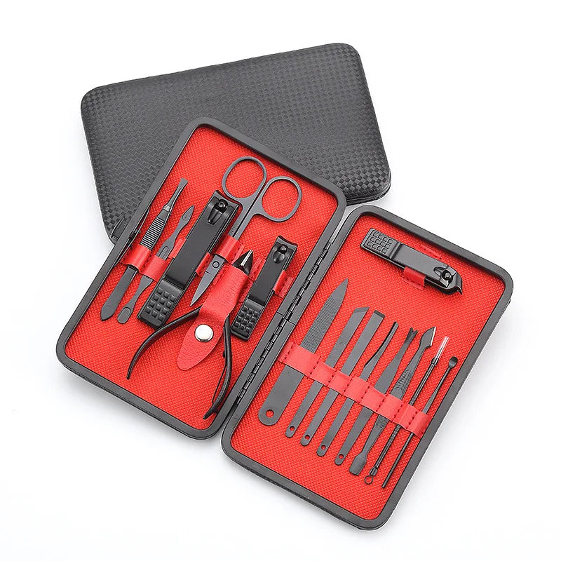 Nail Clipper Set (German-Style) Stainless Steel Fingernail & Toenail Clippers, Precision Sharp, Ergonomic, Professional Manicure & Pedicure Tools for Women & Men