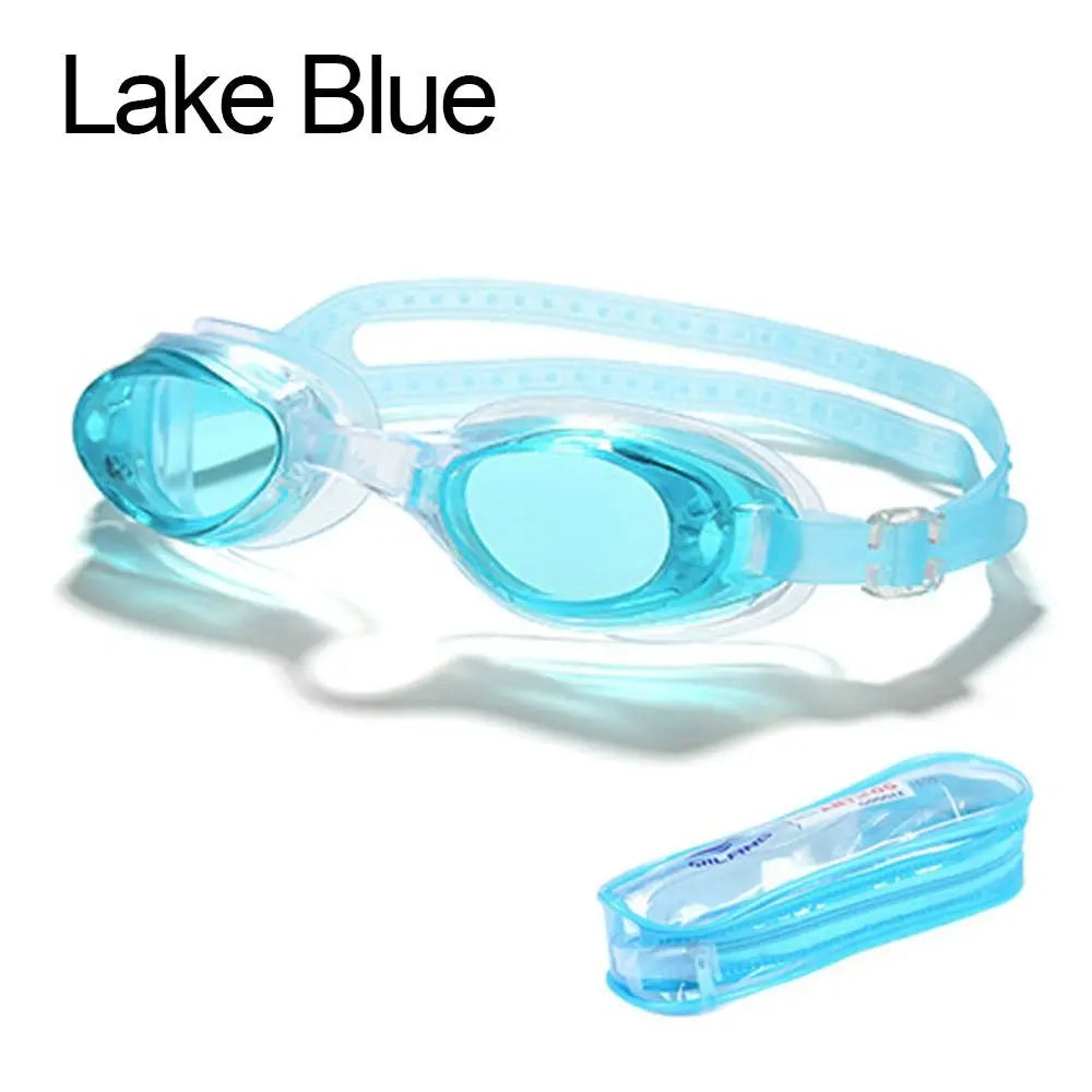 Anti Fog UV Swim Goggles with Ear Plugs & Case for Adults Kids