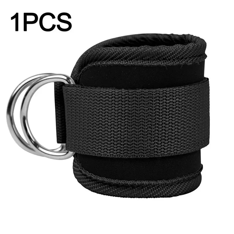 Ankle Straps for Cable Machines, Padded Double D-Ring Ankle Cuffs for Leg Workouts, Glute Kickbacks, Cable Kickbacks & Leg Extensions, Gym Fitness Accessories
