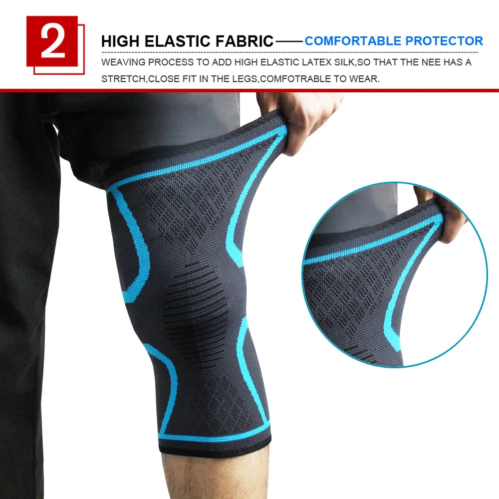 Knee Brace for Knee Pain Relief, Compression Sleeve for Men & Women, Support for Meniscus Tear, Arthritis, Joint Pain & Injury Recovery