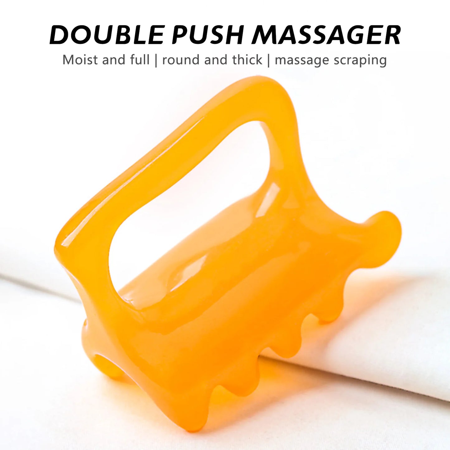 Large Fascia Massage Tool - Handheld Myofascial Release & Cellulite Massager, Trigger Point Stick for Neck Back Legs (Resin)