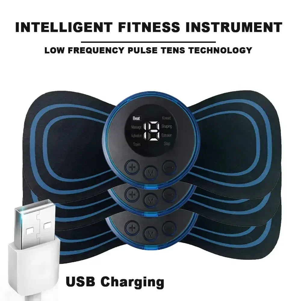 Neck Rechargeable Massager Electric Neck Massage Cervical Vertebra Massage Patch for Muscle Pain Relief,Support Dropshipping