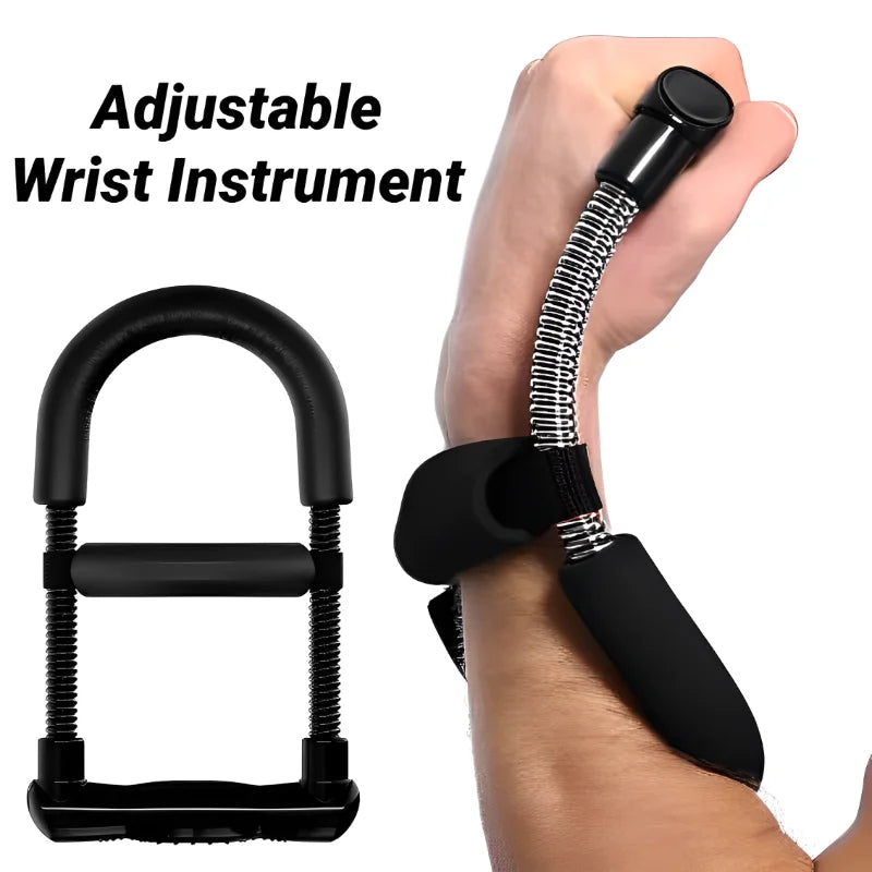 Adjustable Forearm & Wrist Strengthener, Hand Grip Trainer for Power, Muscle Recovery & Fitness, Arm Exercise Equipment for Strength Training & Grip Workout