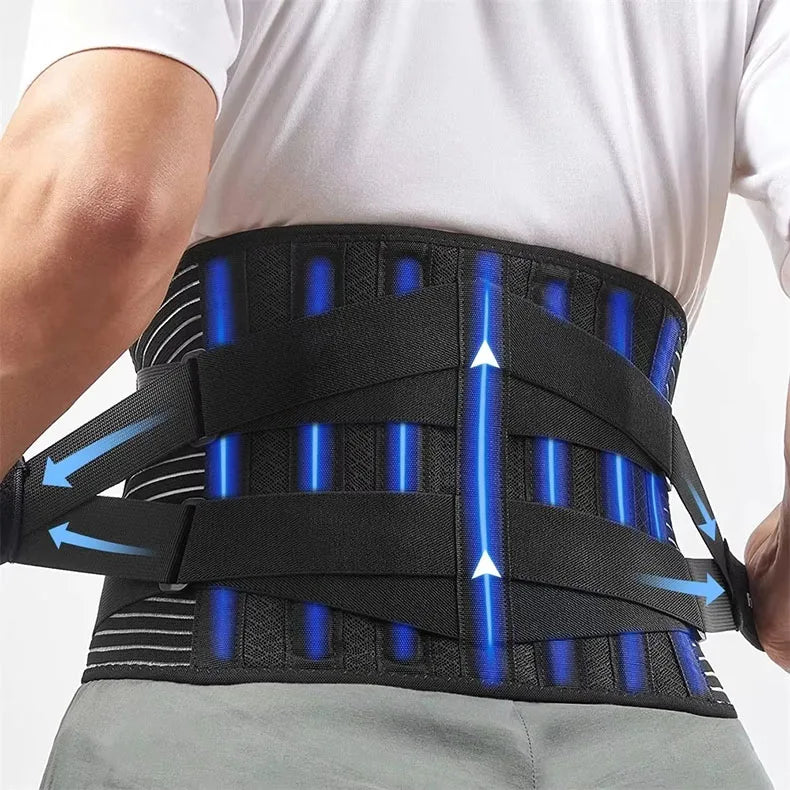 Back Brace for Lower Back Pain Relief, Lumbar Support Belt for Men & Women, Breathable Waist Brace for Heavy Lifting, Sciatica & Herniated Disc Support